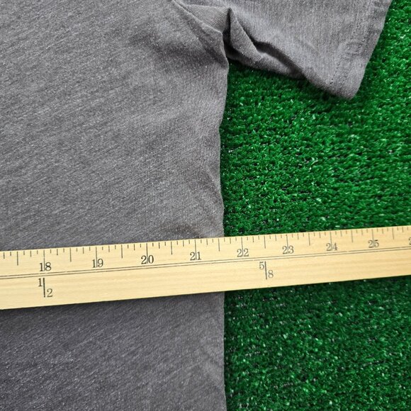 Under Armour Tshirt Mens Large Gray Short Sleeve HeatGear Activewear Gym Workout - Picture 3 of 6